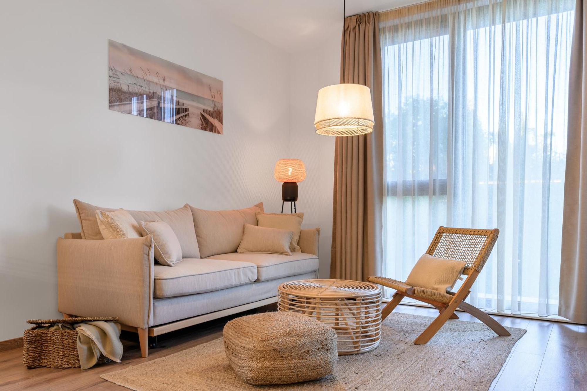 Boho Sea View One-Bedroom Pool & Spa Apartment Святые Константин и Елена Экстерьер фото
