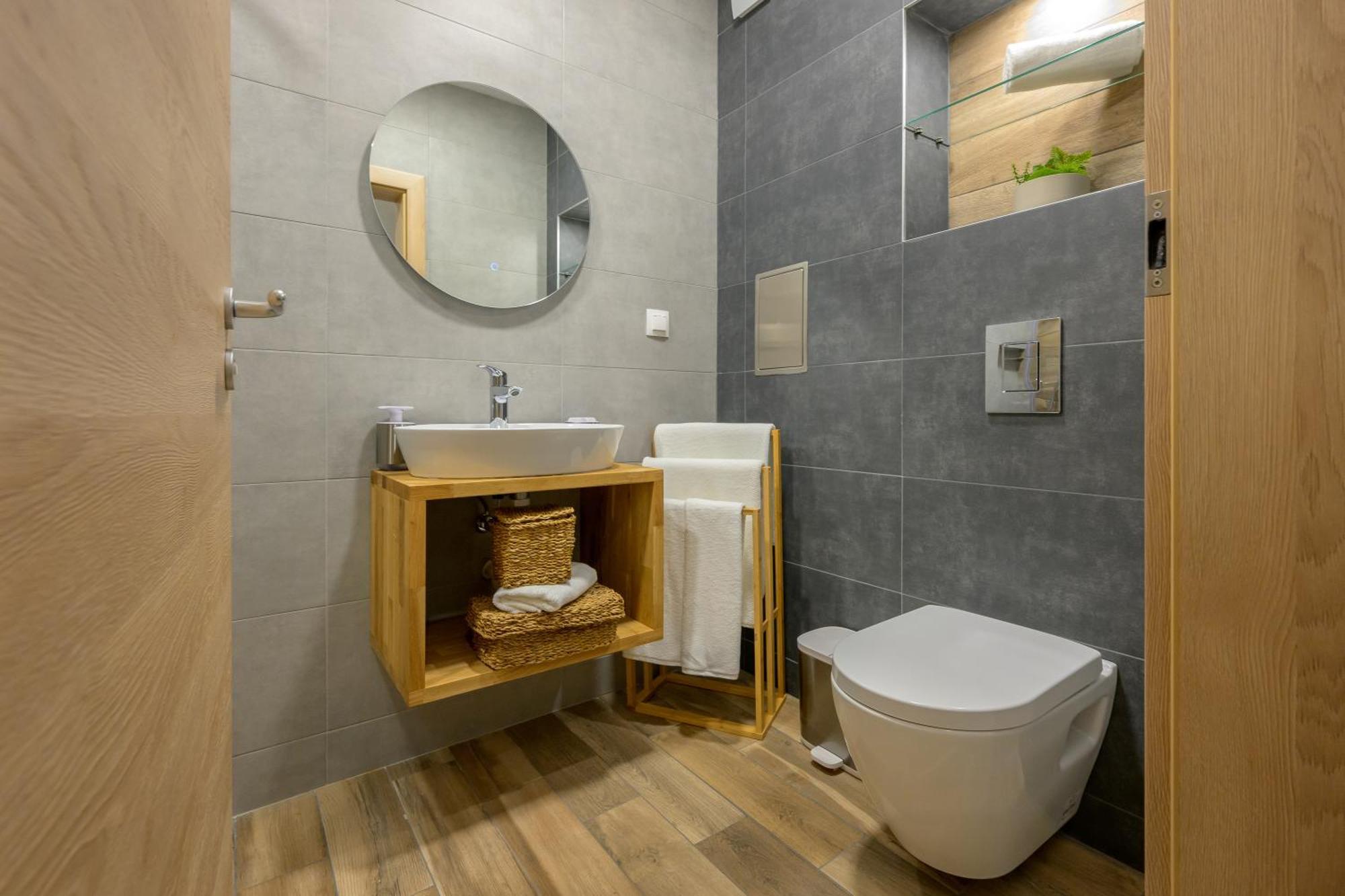 Boho Sea View One-Bedroom Pool & Spa Apartment Святые Константин и Елена Экстерьер фото