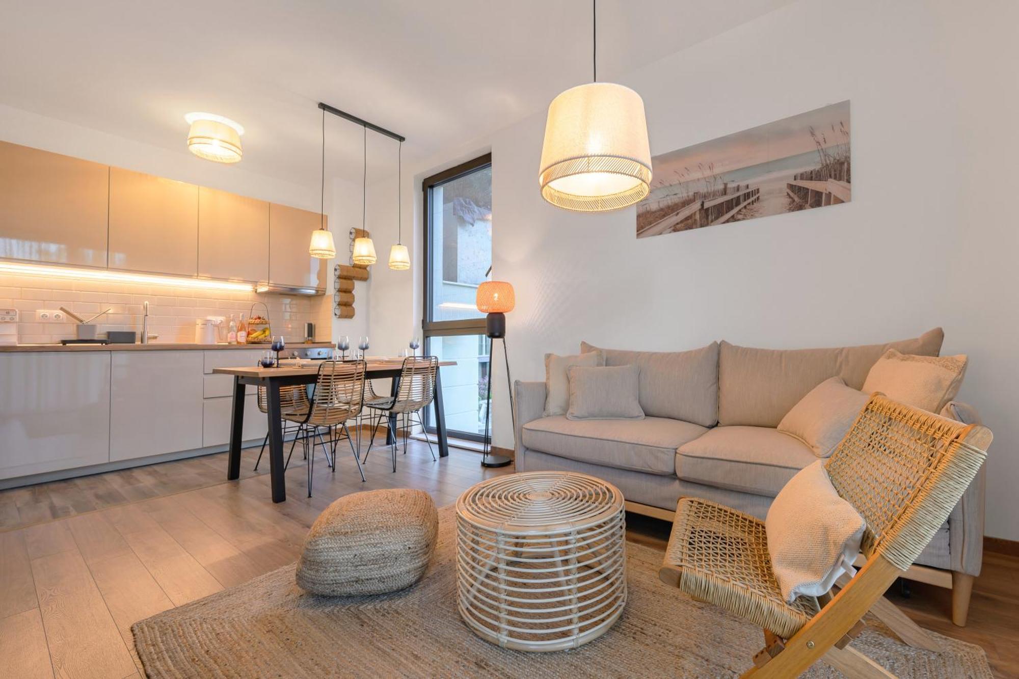 Boho Sea View One-Bedroom Pool & Spa Apartment Святые Константин и Елена Экстерьер фото